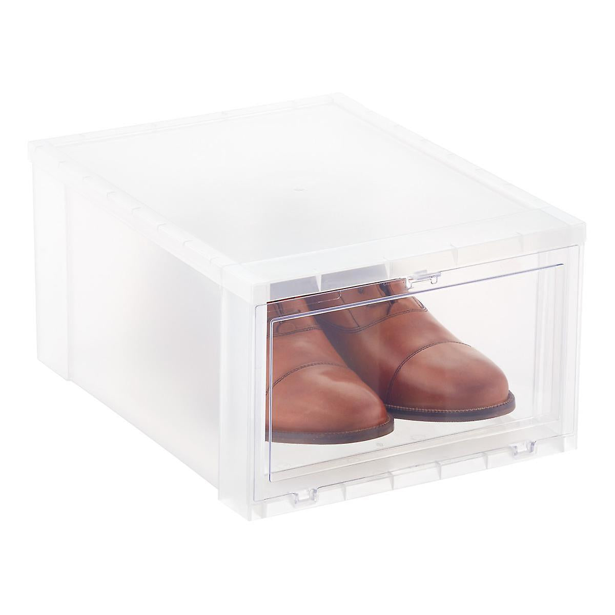 Large Drop-Front Shoe Box