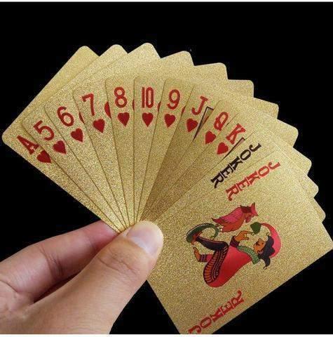 24k Gold Foil Playing Cards - with Certificate-EZ Rack Shop