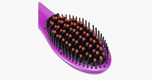 Ceramic Hair Straightening Brush-EZ Rack Shop