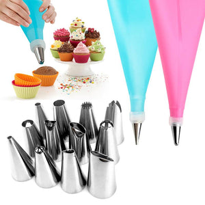 Cupcake Frosting Nozzle Set (14-Pc Set)