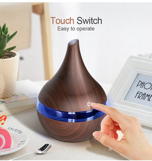 Vintage Ultrasonic Air Humidifier (USB - Touch LED)