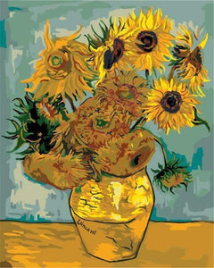 Sunflowers - Van-Go Paint-by-Number Kit-EZ Rack Shop